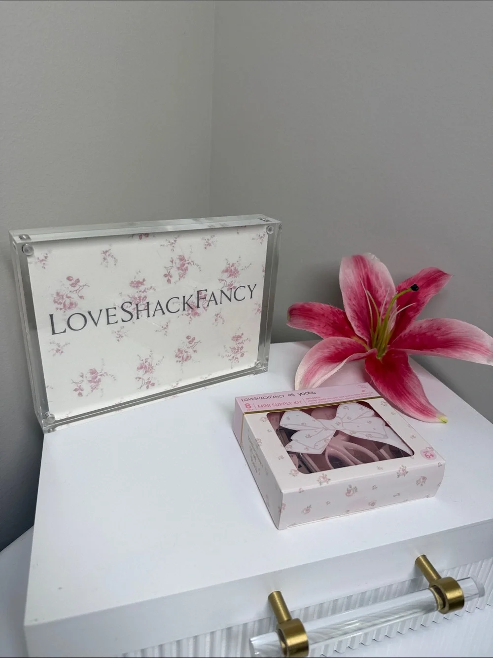 🎀 Love Shack Fancy stationery pink mini kit